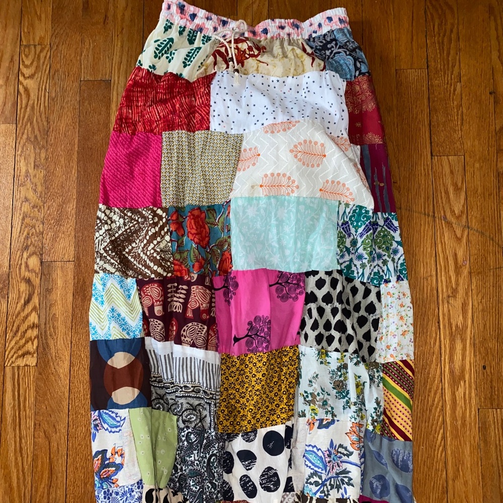 Patterned maxi dress!